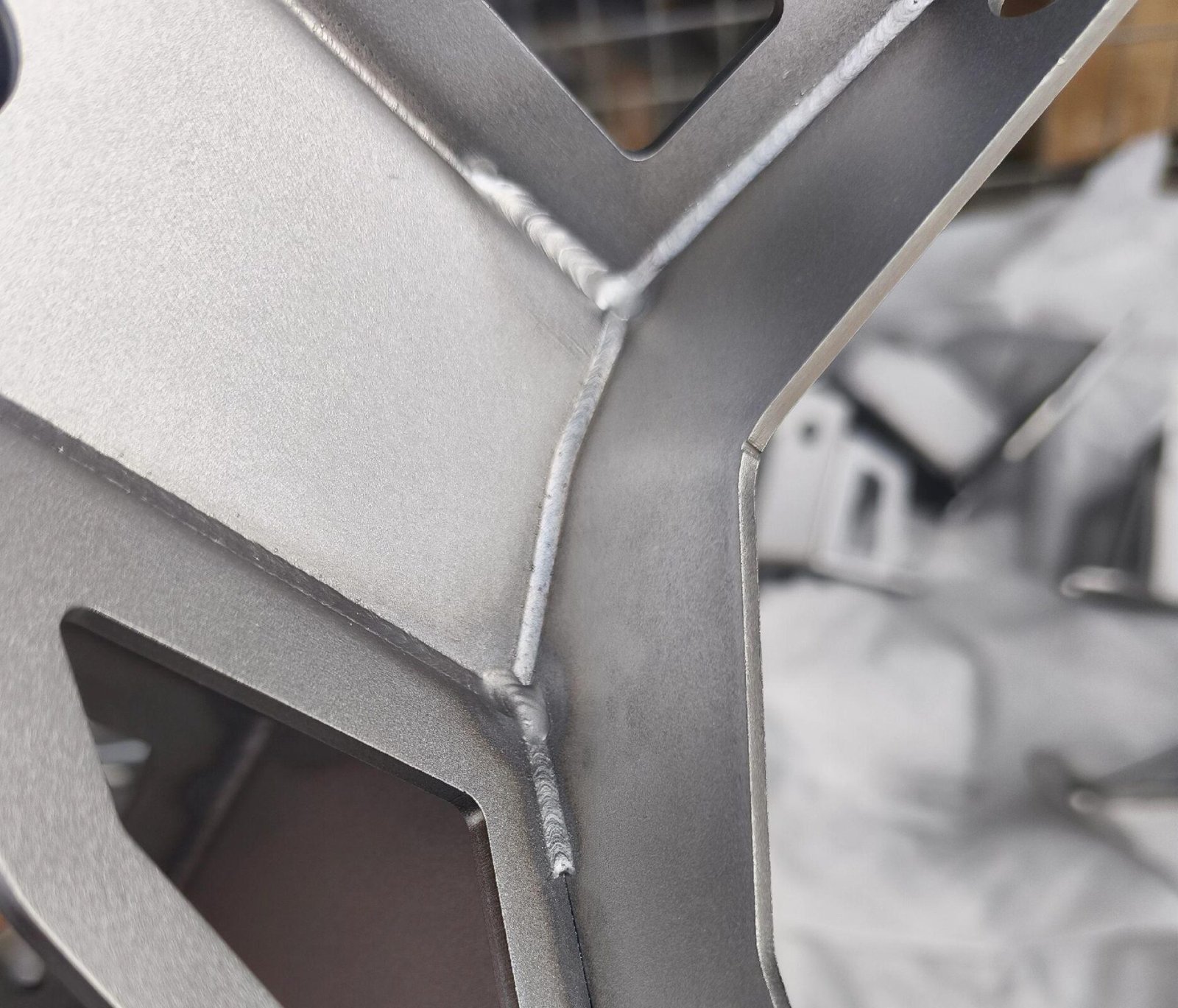 Sandblast CNC machined parts